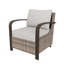 Chaise de patio d'extérieur en osier avec coussins-102316191