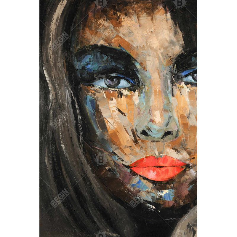 " Colorful Portrait ", 36" H x 24" W