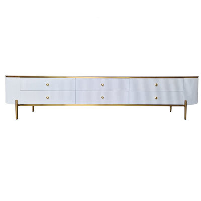 Azalynn Unfinished TV Stand for TVs up to 88"