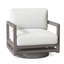 Tanah Teak Swivel Patio Chair with Cushions-66445030