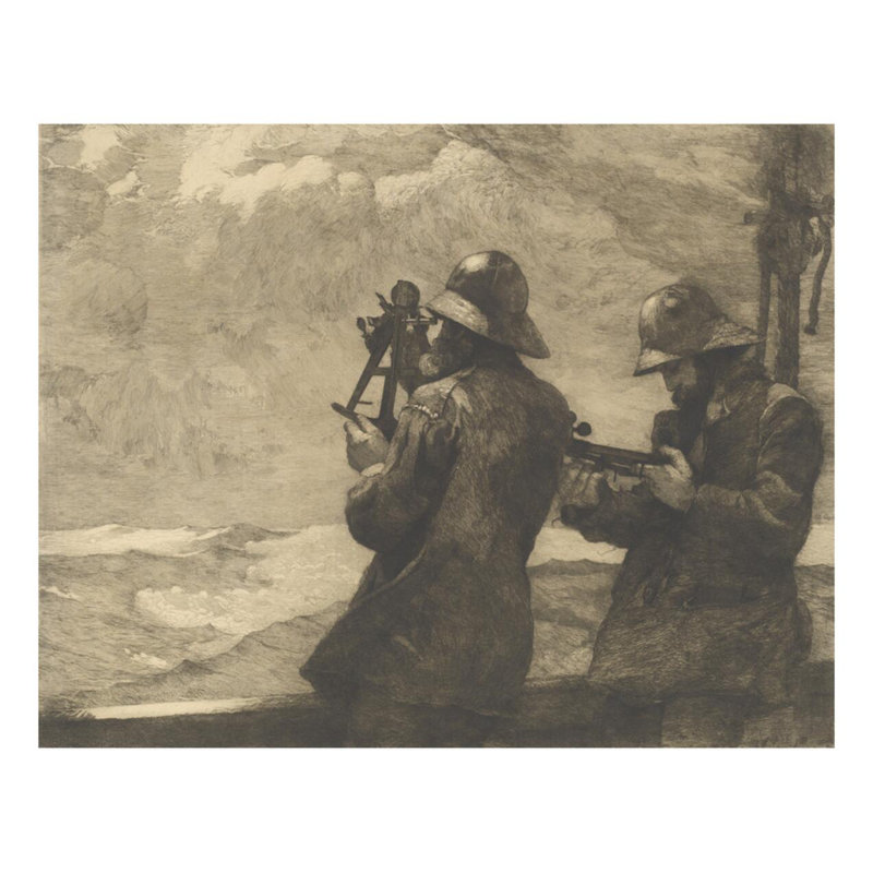 «Eight Bells» par Winslow Homer - Estampe numérique, H 22 po x l 28 po