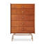Commodes d'appoint vintage, commode de rangement en bois massif