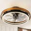 Ventilateur de plafond Farmhouse avec lumière DEL Fandelier