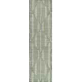 Hazen Hand Tufted Wool Geometric Area Rug in Green