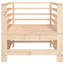 Chaises de patio en bois massif 2 pièces Ophelia & Co.-45044025