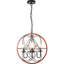 Lustre sphérique en cristal à 4 lumières avec globe sphérique et lustre moderne pour la salle à manger