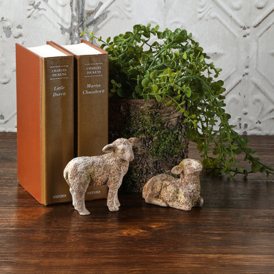 3.5" Resin Mossed Sheep 