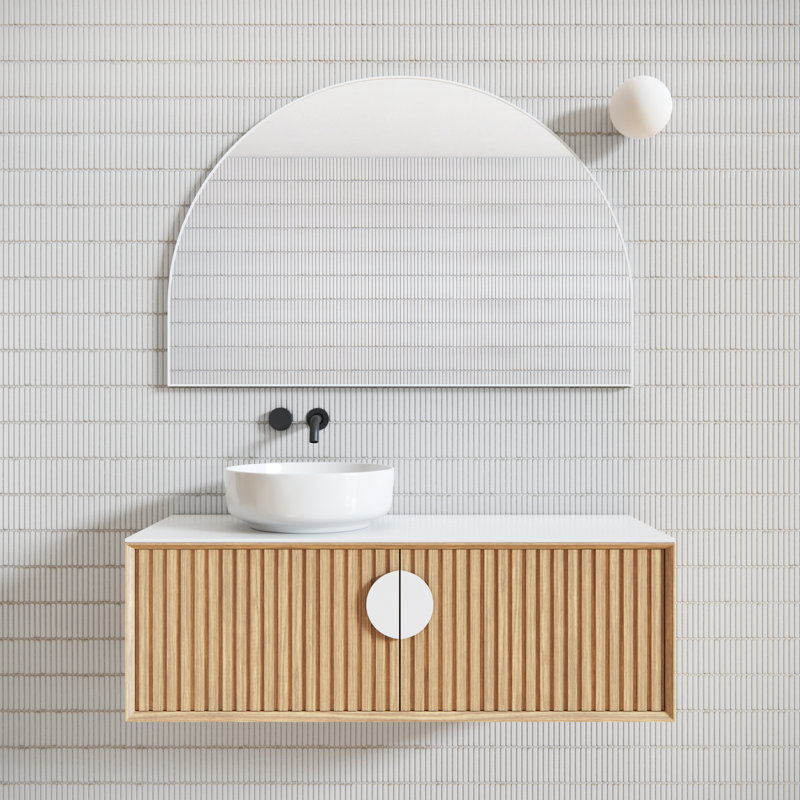 Bathroom Mirror, White, 32'' X 48''