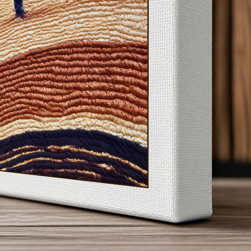 Fox Across Dunes Rustic - Print, 30x20 - 76.2 x 50.8 cm, White Border