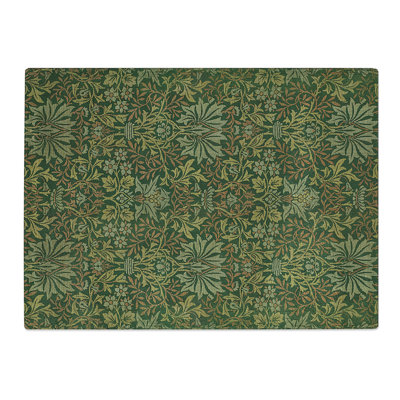 Flower Garden Vol.1 Print By William Morris Pattern  Glass Chopping Board