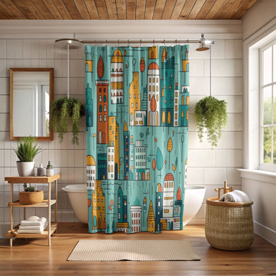 Jolly Town - Premium Shower Curtain