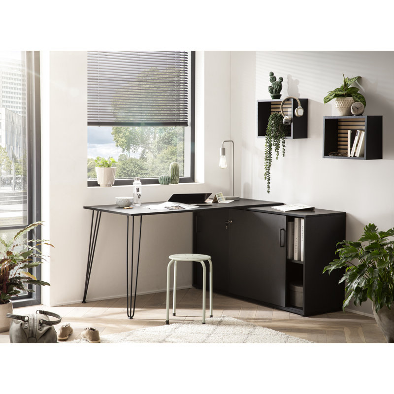 Nienke Accent Shelf, Black