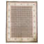 Hand Knotted Wool Oriental Area Rug in Black And Ivory