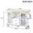 Mobile Kitchen Island Storage Trolley Cart On Wheels With Dropleaf Top, Towel/Spice Rack,2 Drawers, 2-Door Cabinet, White
