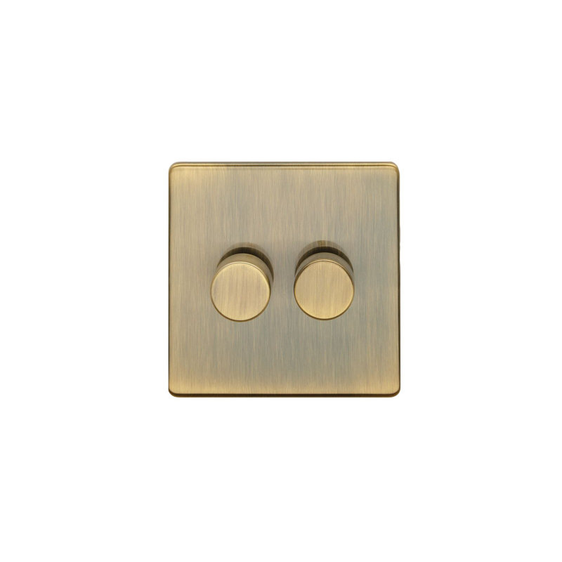 Wall Mounted Dimmer, Matt Black
