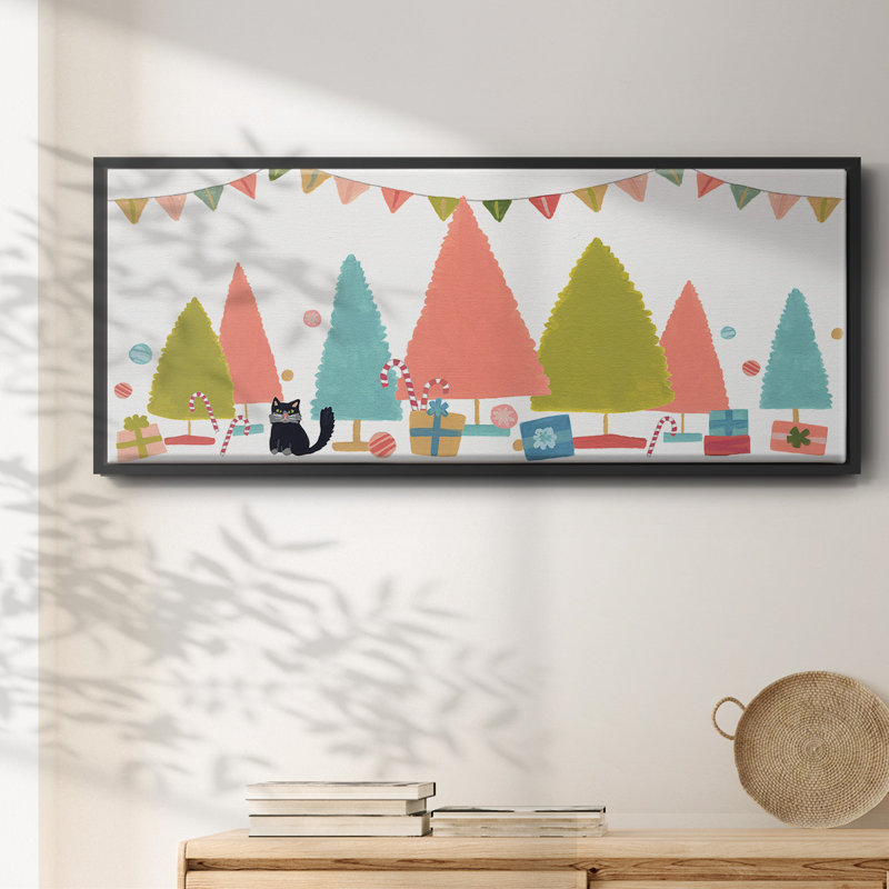 Toile encadrée, collection Retro Retro Celebration, H 12 po x l 30 po