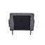 Lit simple moderne avec fonction convertible, lin respirant, conversion de 10 secondes, charnières réglables et silencieuses, pieds en bois de hêtre, tissu en lin parfait pour le couchage, espace sur 3 niveaux-427792984
