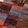 Rustic Color Block Checkered 100& Nylon Non-Slip Indoor Runner or Area Rug