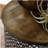 Natural and black drum base decorative table