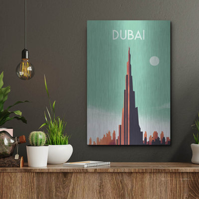 'Dubai' by Omar Escalante Metal Wall Art