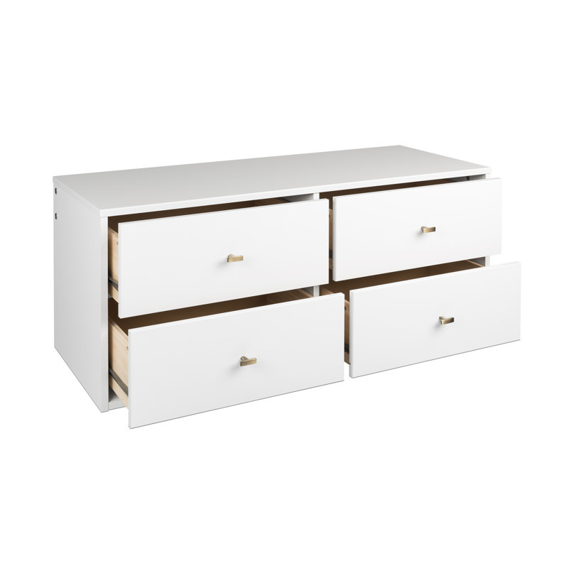 Ailee-May 4 Drawer42.25" W Double Dresser