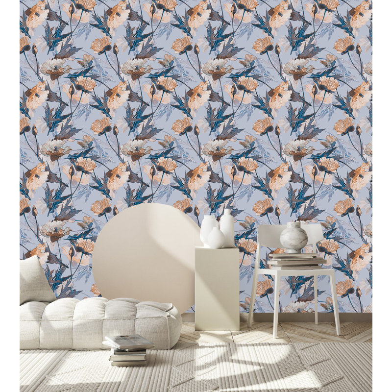 Carreau de papier peint l 25 po, L 2,09 pi x L 10,42 pi