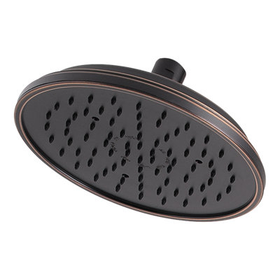 Pomme de douche à simple fonction Roveran Hanover en bronze toscan