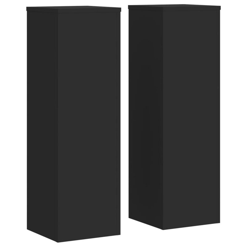 Plant Stand - Set of 2, 80cm H x 25cm W x 25cm D, Black