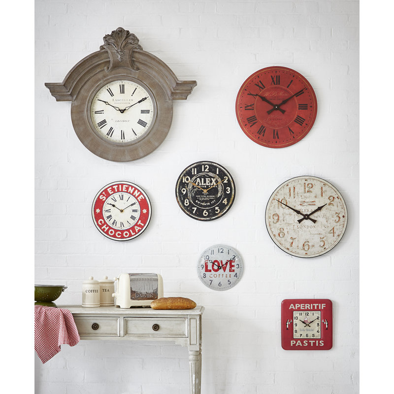 St. Etienne Chocolate Wall Clock - 36cm
