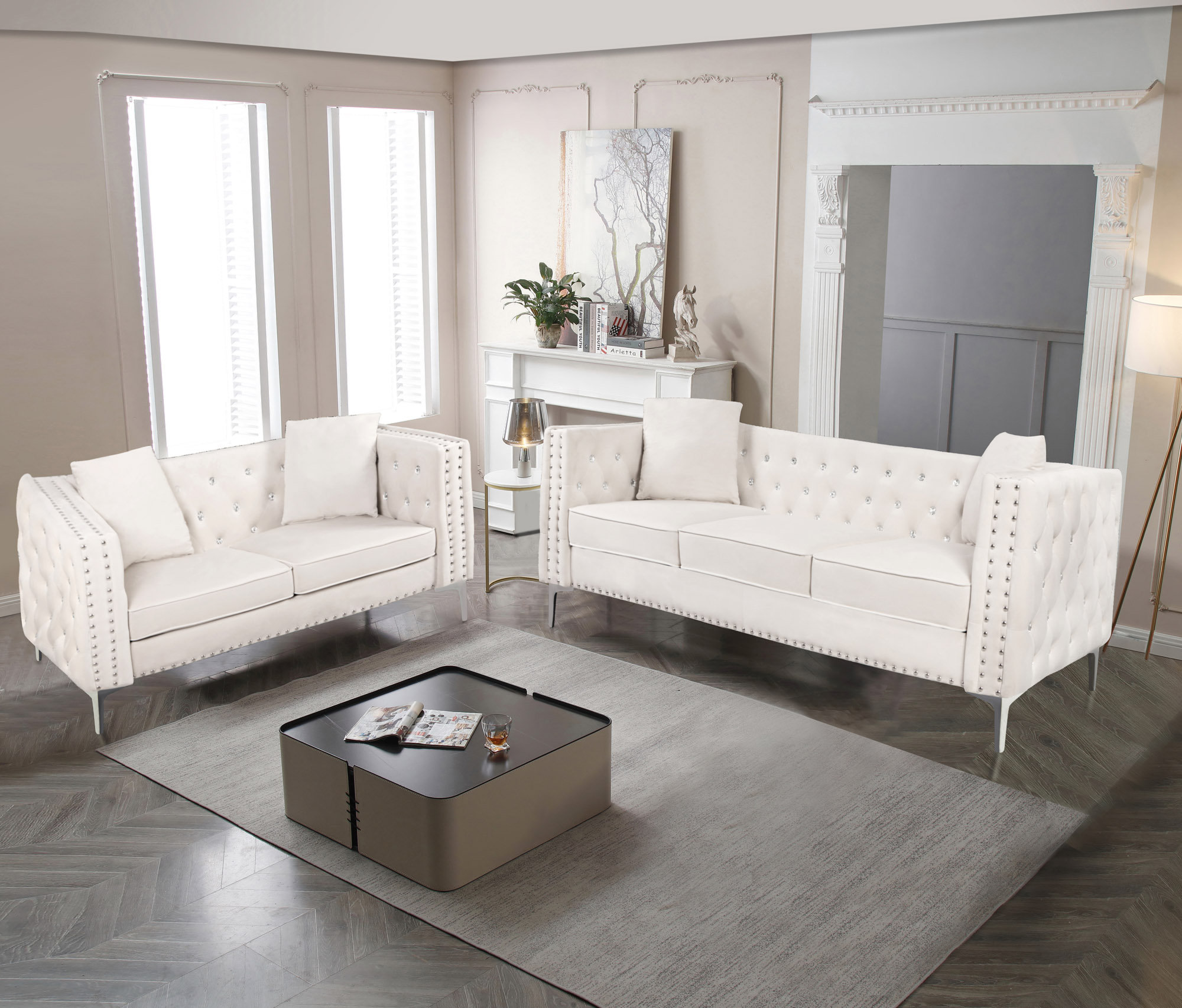 Evienne | Romantic Two-Piece Lounge Set