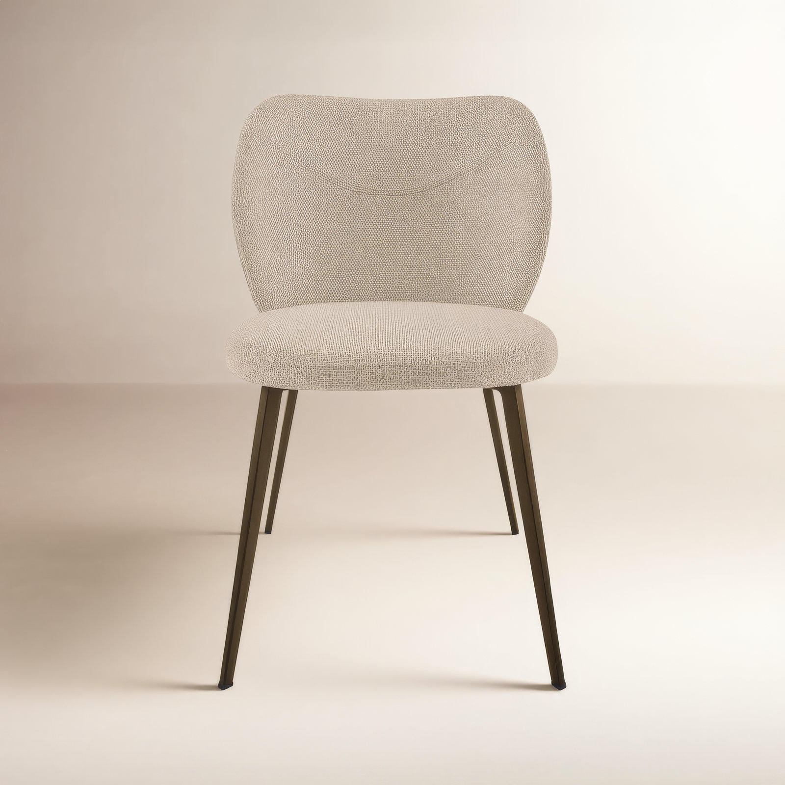Granger Side Chair, Beige, Brown