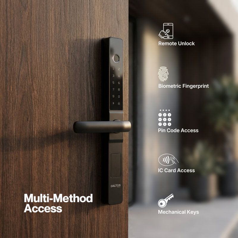 D14 5-in-1 WiFi Slim Body Lock
