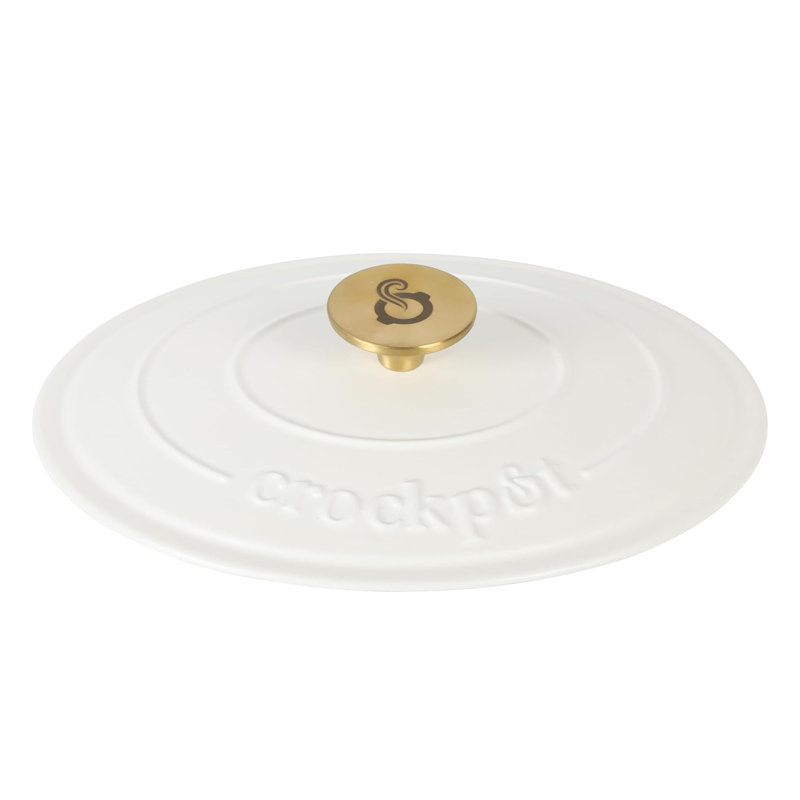 Cocotte ovale en fonte émaillée Crock Pot Artisan, Ivoire ivoire