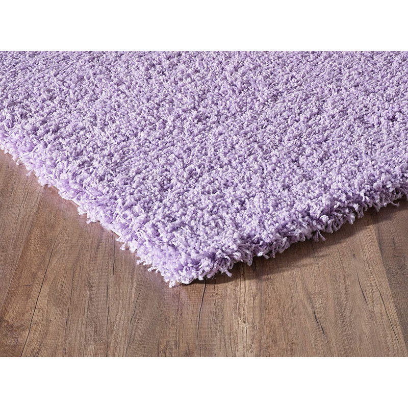 Antowan Solid Colour Shag Area Rug, Rectangle 120 x 170cm