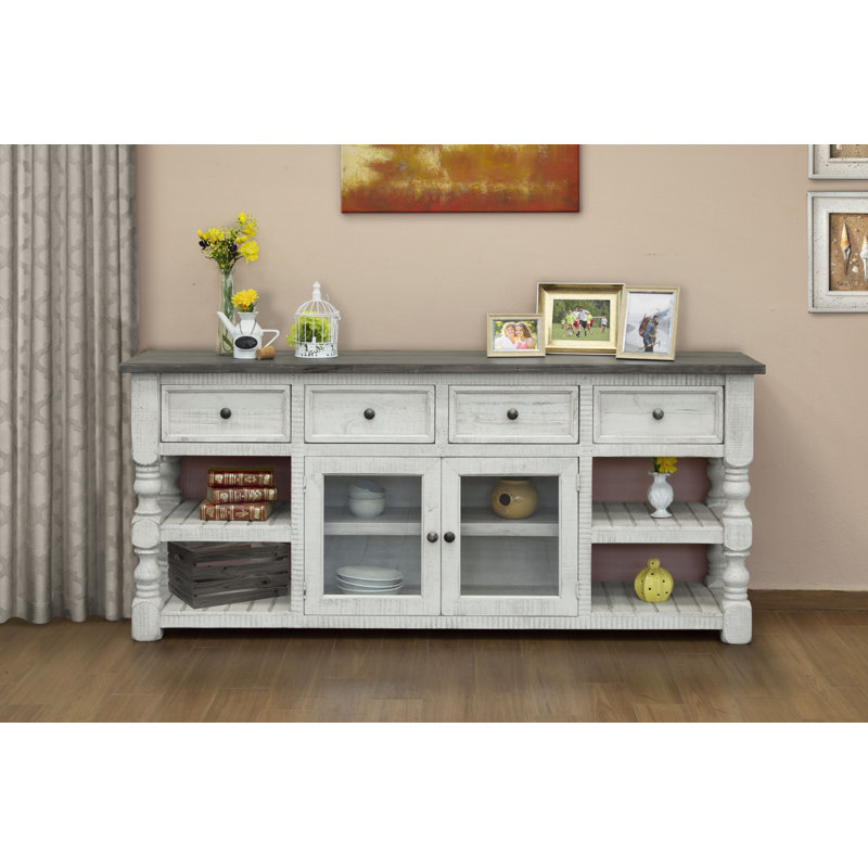 Meuble télé Stonegate, H 34,75 po x L 80 po x l 19 po