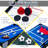 33'' 4-in-1 Mini Multi Game Table, Combination Game Table, Combo Arcade Game Set with Pool Billiards, Hockey, Foosball and Table Tennis