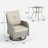 2-Person Patio Conversation Set With Rocking Swivel Chairs And Tempered-Glass Table-486542860