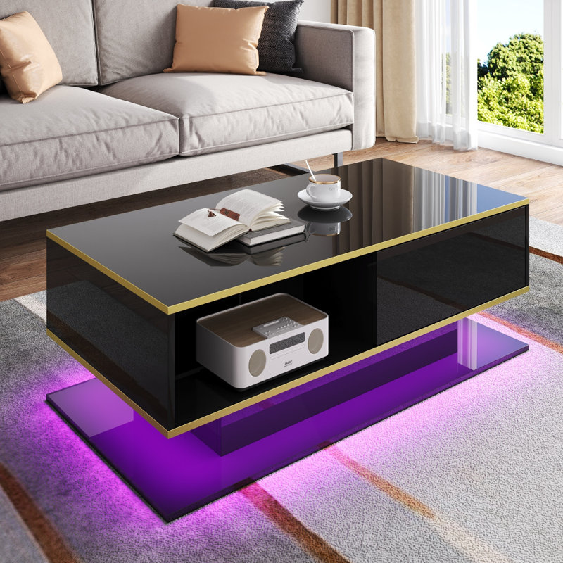 Coffee Table, Black, Black, Black