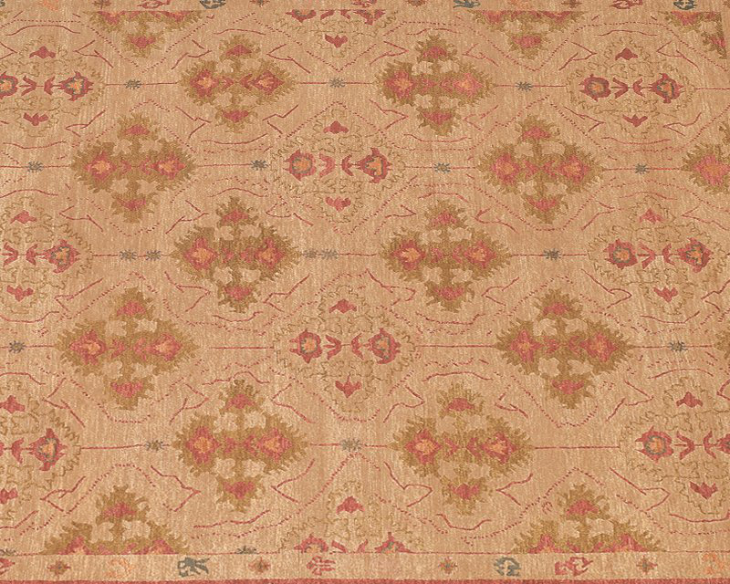 Samkara Hand Woven Wool Oriental Area Rug, Rectangle 9' x 12'