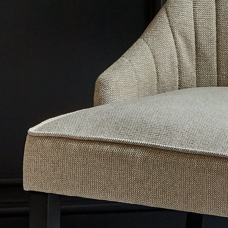 45cm H Solid Wood Accent, Marl Taupe