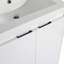 Meuble-lavabo autoportant 48 po avec lavabo en résine