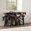 Cypress Natural Root Teak Wood Console Table