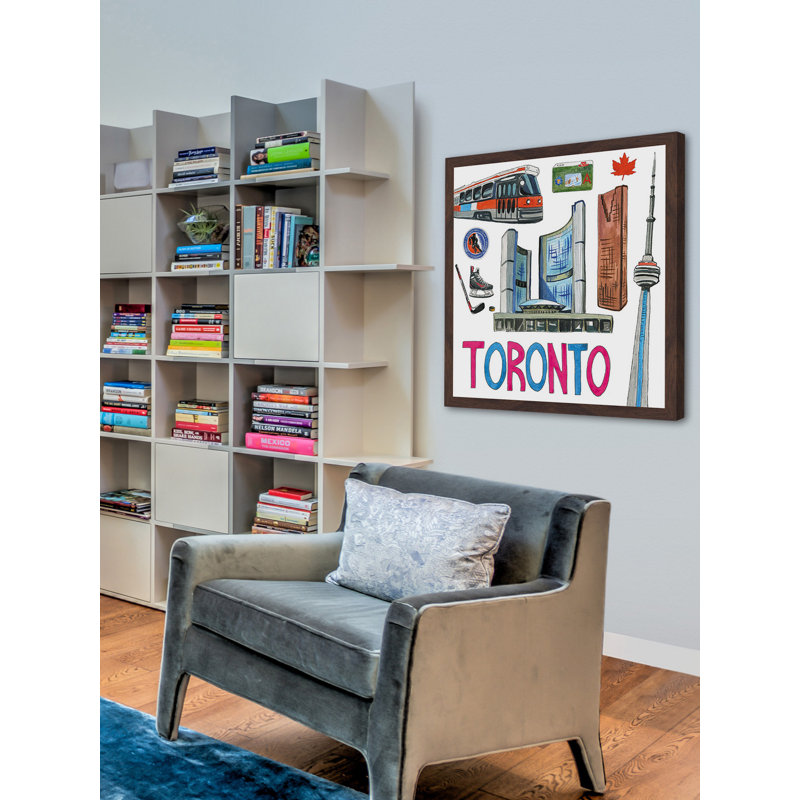 «Toronto Entertainment», reproduction encadrée, H 18 po x l 18 po x P 1,5 po