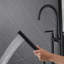Robinet de baignoire à fixation sur plancher à 2 poignées avec inverseur-109049890