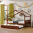 Annais Wooden House Bed with Trundle-958705455-958705448