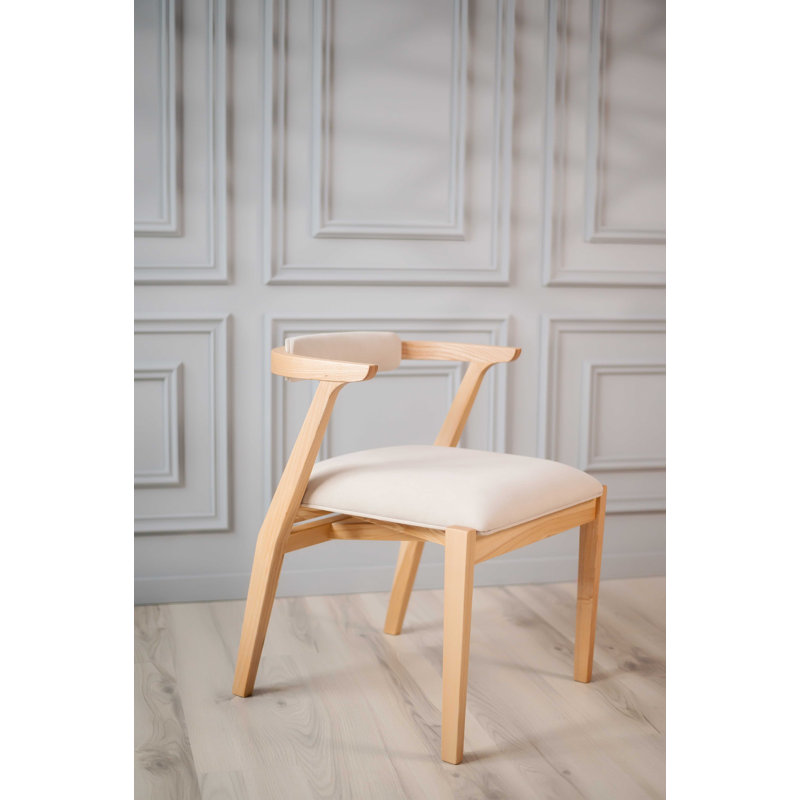Ellis Dining Chair, Matte Ash, Beige