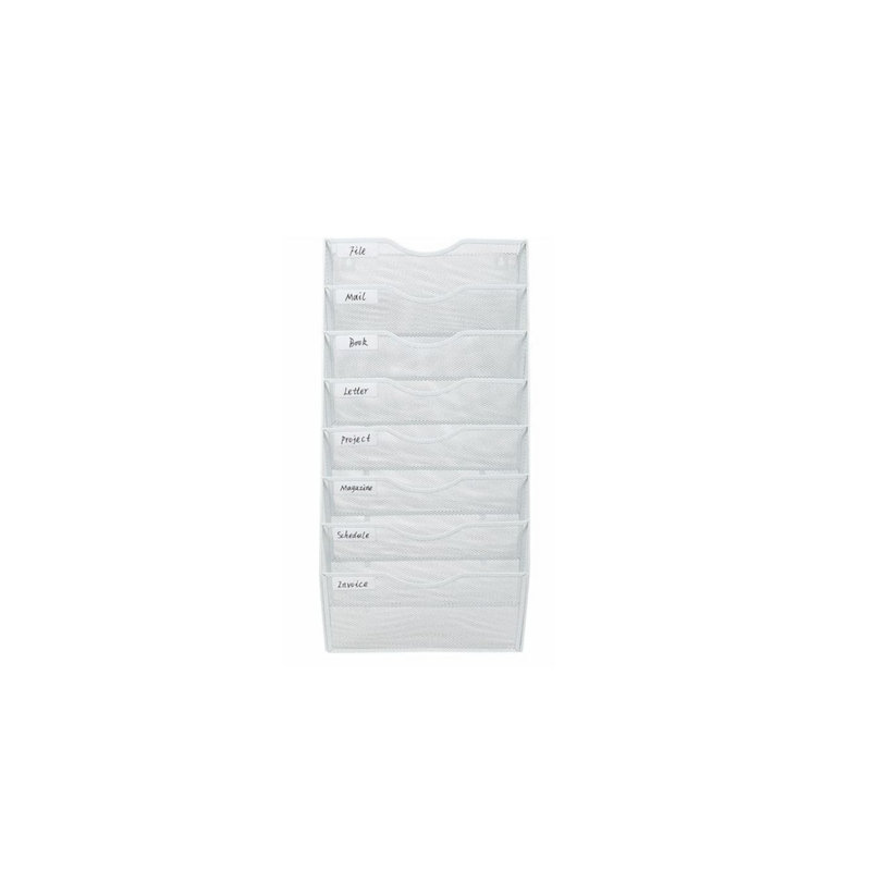 Metal Wall Organizer with Wall Baskets