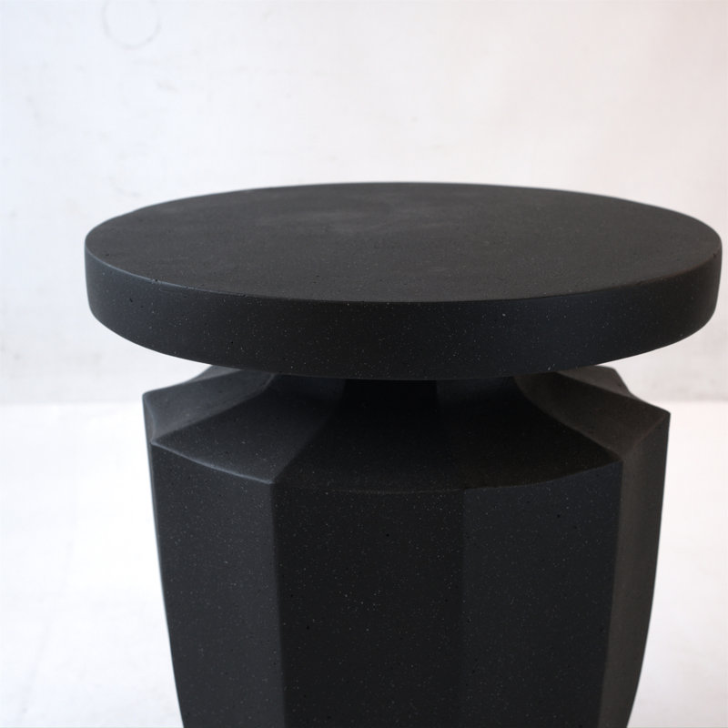 Table d'appoint moderne avec faux parasol - H 20,3 po, pour table d'appoint de bureau extérieur