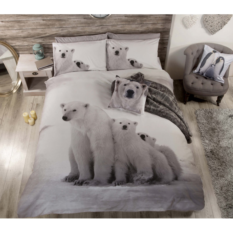 Leoncia Cream Duvet Cover Set, Double - 2 Standard Pillowcases