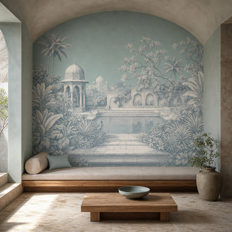 Walls Walls, 120 po x 96 po, Peler et coller